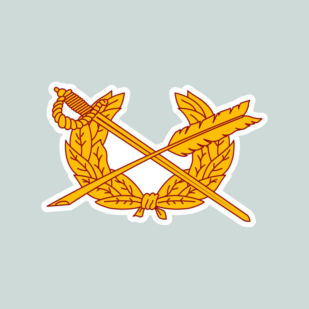 Amazon.com - Army JAG Emblem - Color Sticker - Decal - Diecut